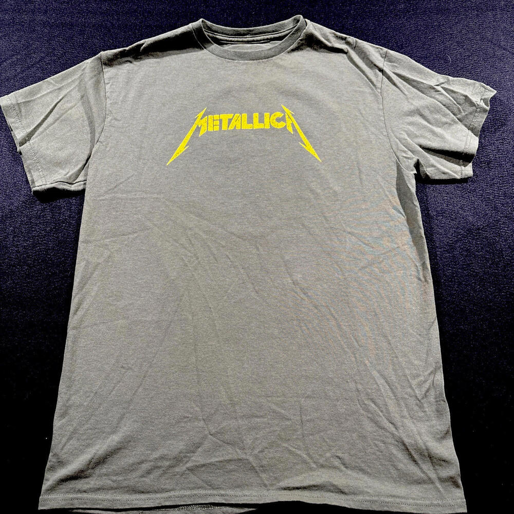 Hot‎ Topic Metallica Spiderweb T-Shirt MILITARY GREEN Medium